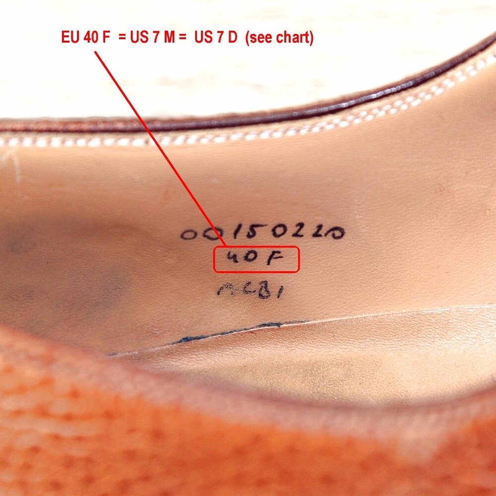 $579 Handmade VASS Shoes Norweger (EU40) - US 7 M - Cognac w/ Lasted Vass Trees - Picture 10 of 16